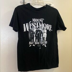 Mount Westmore Mens Black Graphic Tee T Shirt S Small Short Snoop Cube 40
